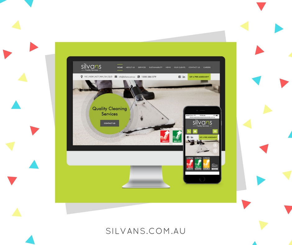 Silvans Website Design announcement